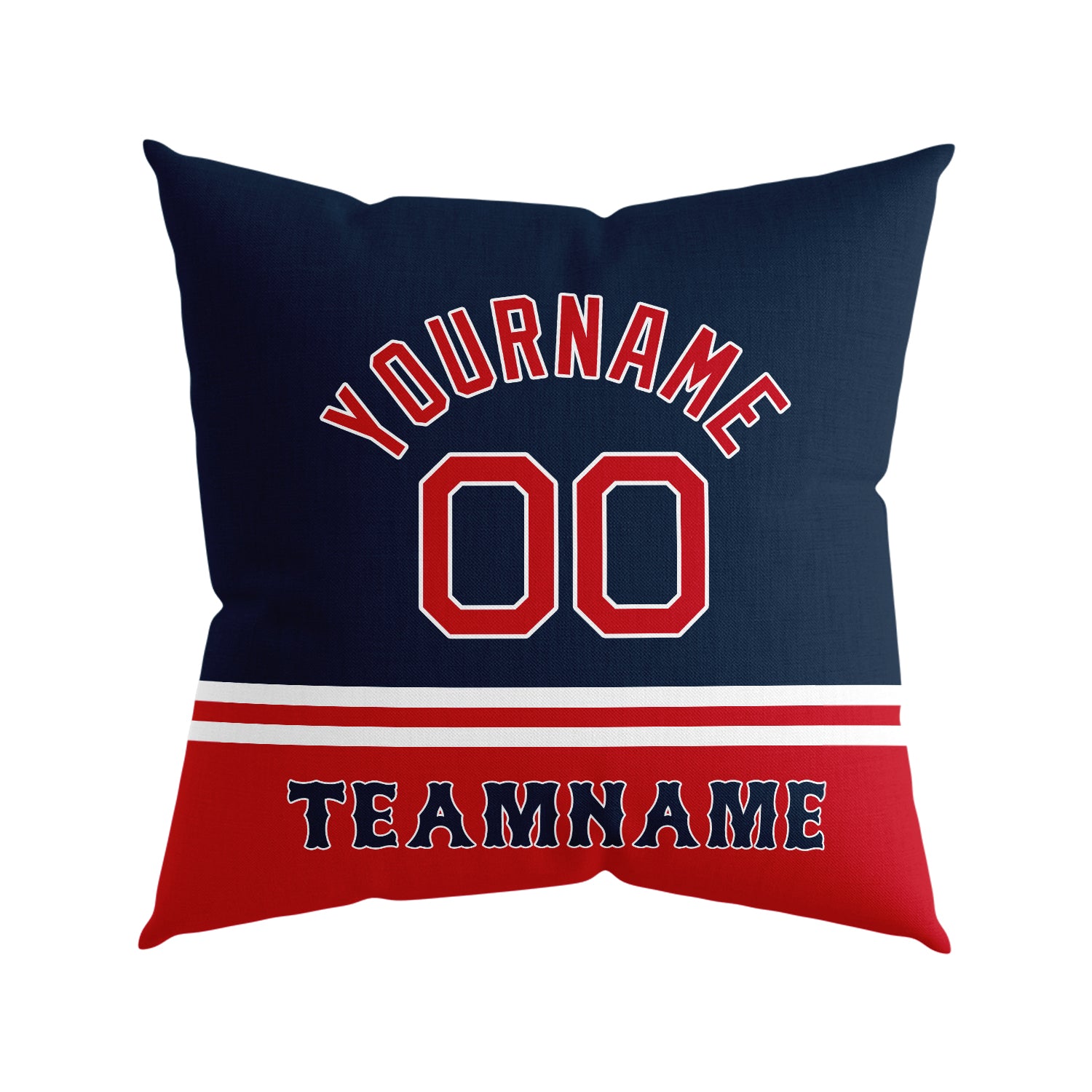 Custom Baseball Throw Pillow for Men Women Boy Gift Printed Your Personalized Name Number Boston