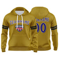 Custom Sweatshirt Hoodie For Men Women Girl Boy Print Your Logo Name Number Gold&Black&Purple&White