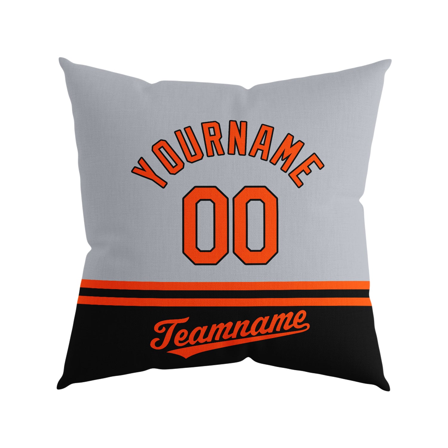 Custom Baseball Throw Pillow for Men Women Boy Gift Printed Your Personalized Name Number Baltimore