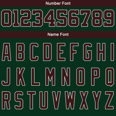 Custom Varsity Jacket Letterman Jacket For Men, Women And Youth Green White