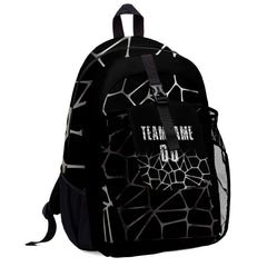 Customize Red White Backpacks Featuring Personalized Names, Numbers and Logos