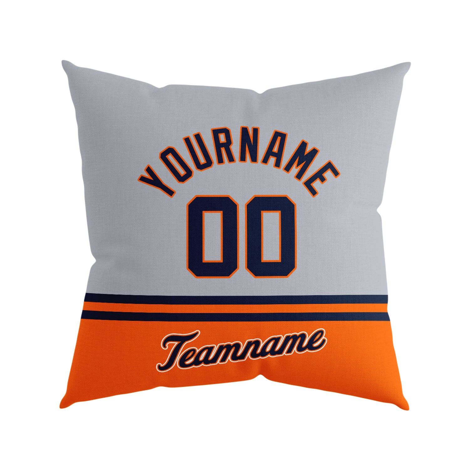 Custom Baseball Throw Pillow for Men Women Boy Gift Printed Your Personalized Name Number Detroit