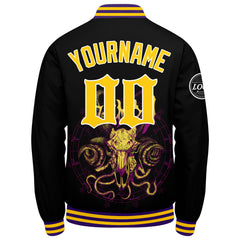 Custom Varsity Jacket Letterman Jacket For Men, Women And Youth Yellow