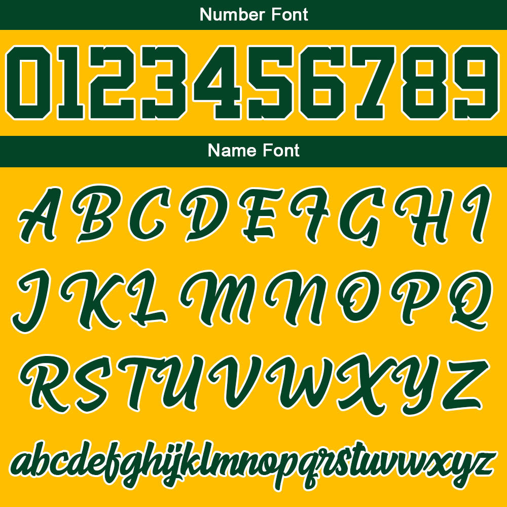 Custom Varsity Jacket Letterman Jacket For Men, Women And Youth Green Yellow