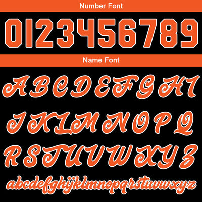 Custom Varsity Jacket Letterman Jacket For Men, Women And Youth Black Orange