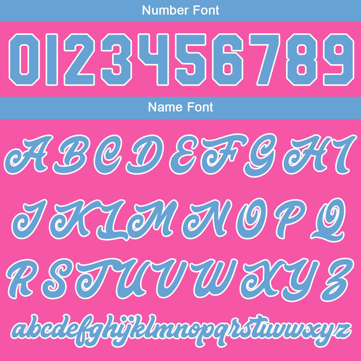 Custom Varsity Jacket Letterman Jacket For Men, Women And Youth Pink Light Blue