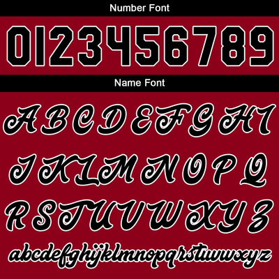 Custom Varsity Jacket Letterman Jacket For Men, Women And Youth Red Black