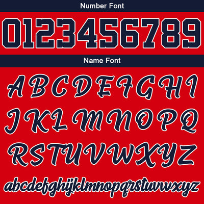 Custom Varsity Jacket Letterman Jacket For Men, Women And Youth Navy Red