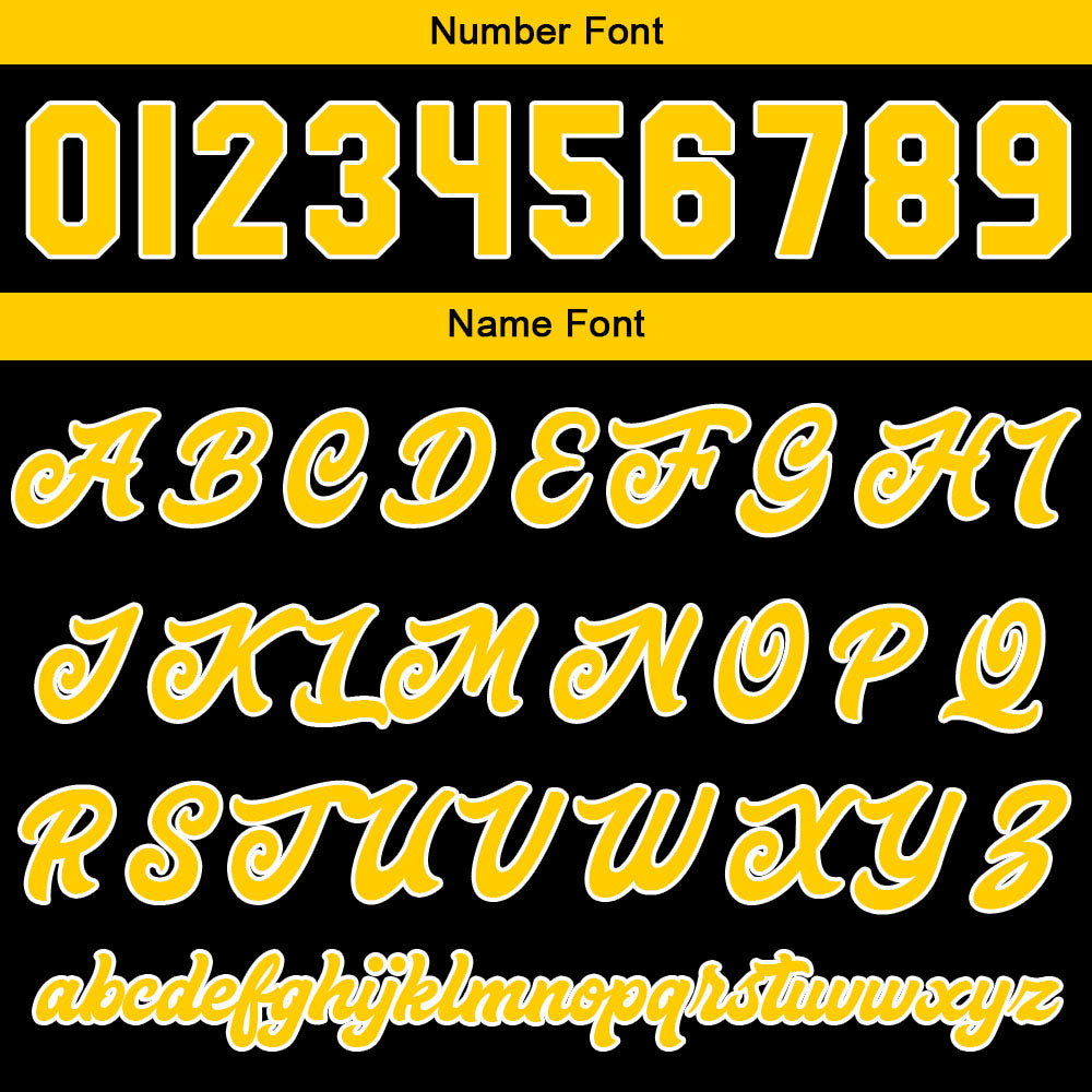Custom Varsity Jacket Letterman Jacket For Men, Women And Youth Black Yellow