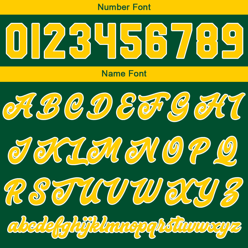 Custom Varsity Jacket Letterman Jacket For Men, Women And Youth Green Yellow