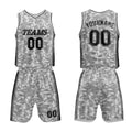 Custom Gray Basketball Jersey for man women uniform Suit Kids Adults Personalized Jersey