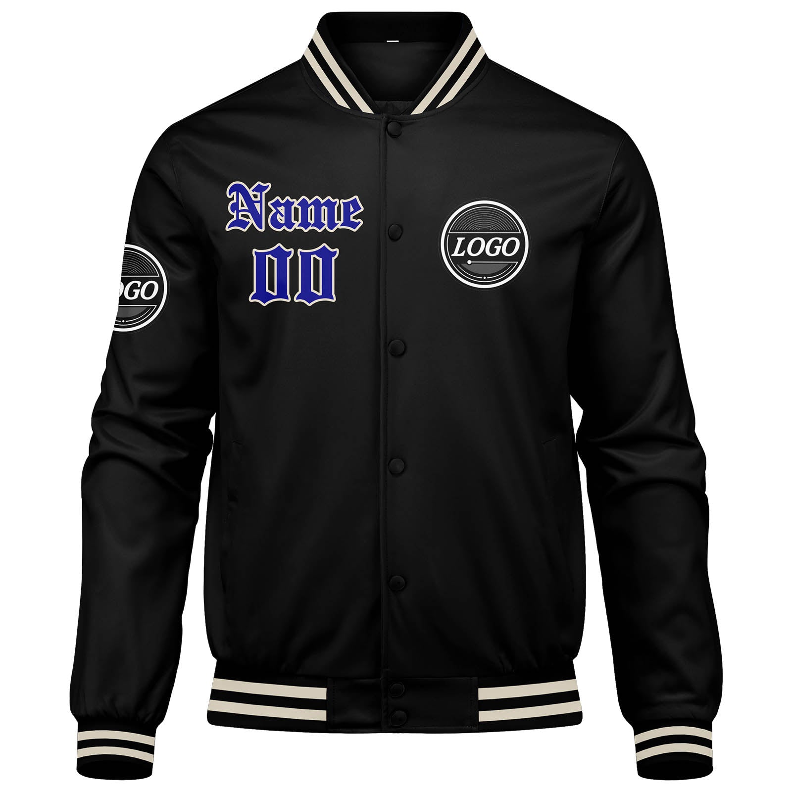 Custom Varsity Jacket Letterman Jacket For Men, Women And Youth Royal