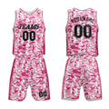 Custom Pink Basketball Jersey for man women uniform Suit Kids Adults Personalized Jersey