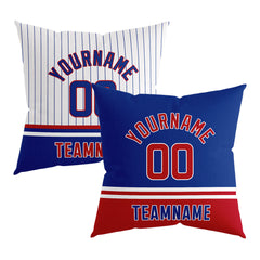 Custom Baseball Throw Pillow for Men Women Boy Gift Printed Your Personalized Name Number Chicago