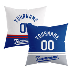 Custom Baseball Throw Pillow for Men Women Boy Gift Printed Your Personalized Name Number Los Angeles