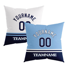 Custom Baseball Throw Pillow for Men Women Boy Gift Printed Your Personalized Name Number Tampa Bay