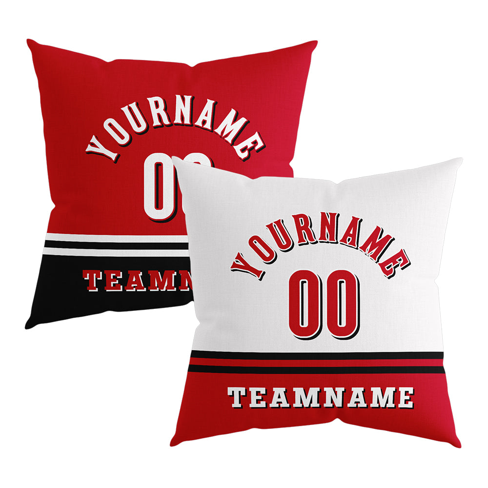 Custom Baseball Throw Pillow for Men Women Boy Gift Printed Your Personalized Name Number Cincinnati