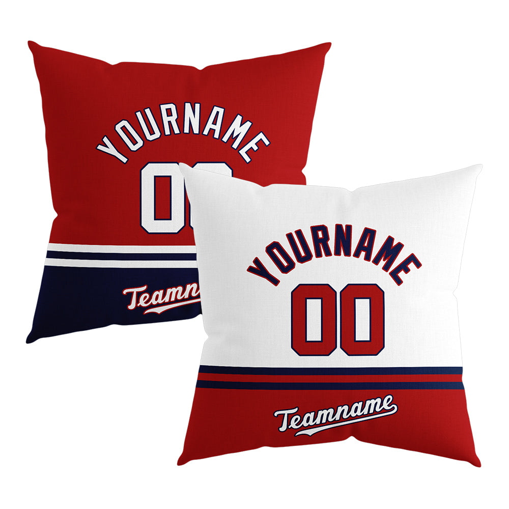 Custom Baseball Throw Pillow for Men Women Boy Gift Printed Your Personalized Name Number Washington