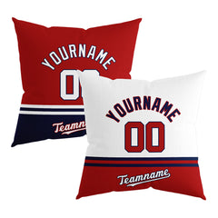 Custom Baseball Throw Pillow for Men Women Boy Gift Printed Your Personalized Name Number Washington