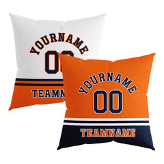 Custom Baseball Throw Pillow for Men Women Boy Gift Printed Your Personalized Name Number Houston