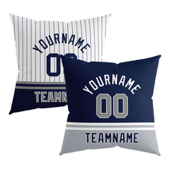 Custom Baseball Throw Pillow for Men Women Boy Gift Printed Your Personalized Name Number New York