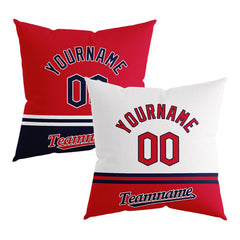 Custom Baseball Throw Pillow for Men Women Boy Gift Printed Your Personalized Name Number Cleveland