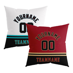 Custom Baseball Throw Pillow for Men Women Boy Gift Printed Your Personalized Name Number Arizona