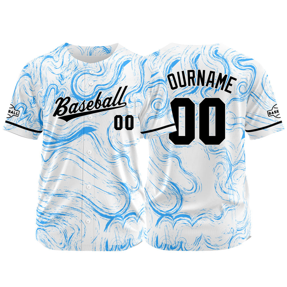 Custom Baseball Jersey Full Print Design Personalized Baseball for Men Women Boy Girl