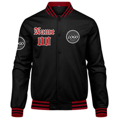 Custom Varsity Jacket Letterman Jacket For Men, Women And Youth Red