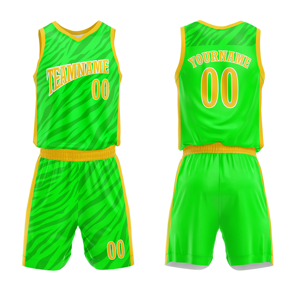 Custom Neon Green Basketball Jersey for man women uniform Suit Kids Adults Personalized Jersey