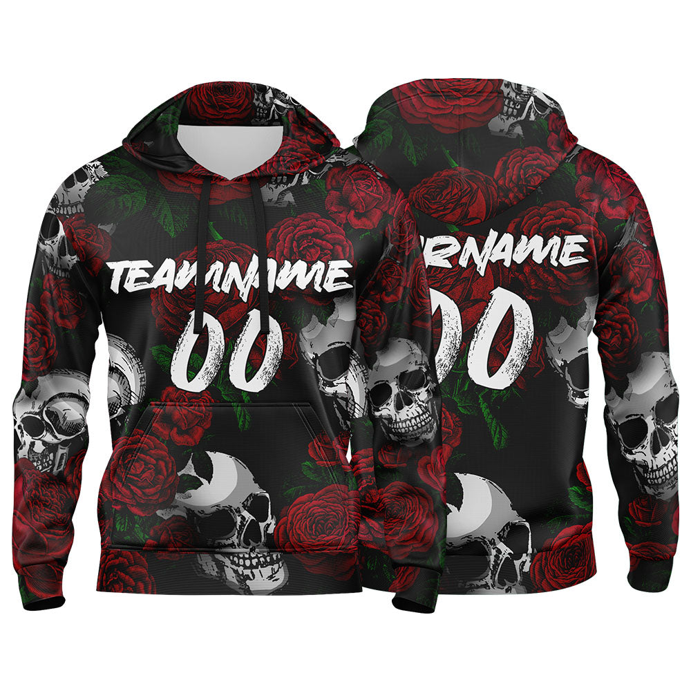 Custom Sweatshirt Hoodie For Man Woman Girl Boy Print Your Logo Name Number Red