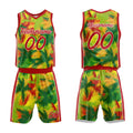 Custom Tropical Plant Basketball Jersey for man women uniform Suit Kids Adults Personalized Jersey