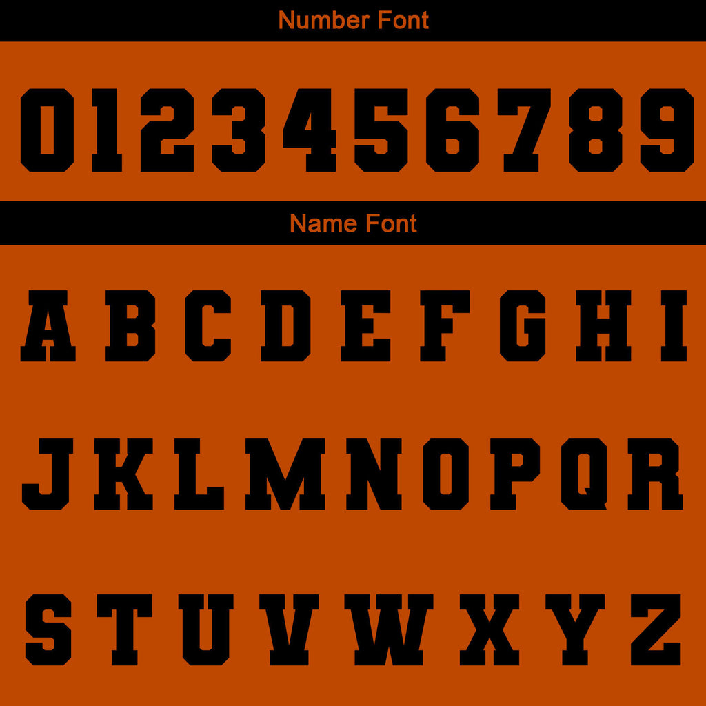 Custom Black Dark Orange Waterproof Varsity Jackets Personalized Stitched Name Number Logo to Letterman Jackets