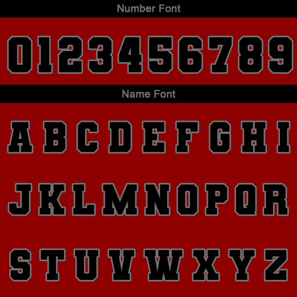 Custom Black Red Grey  Waterproof Varsity Jackets Personalized Stitched Name Number Logo to Letterman Jackets