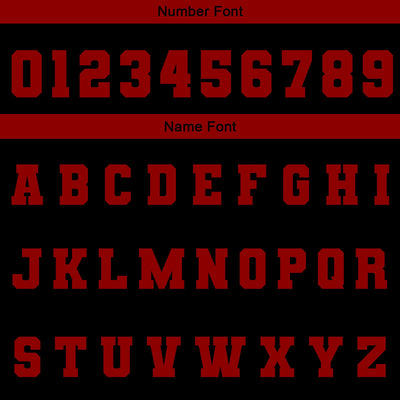 Custom Black Red  Waterproof Varsity Jackets Personalized Stitched Name Number Logo to Letterman Jackets