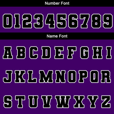 Custom Black Purple White  Waterproof Varsity Jackets Personalized Stitched Name Number Logo to Letterman Jackets