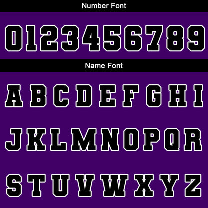 Custom Black Purple White  Waterproof Varsity Jackets Personalized Stitched Name Number Logo to Letterman Jackets