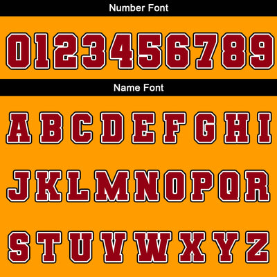 Custom Black Yellow Red Waterproof Varsity Jackets Personalized Stitched Name Number Logo to Letterman Jackets