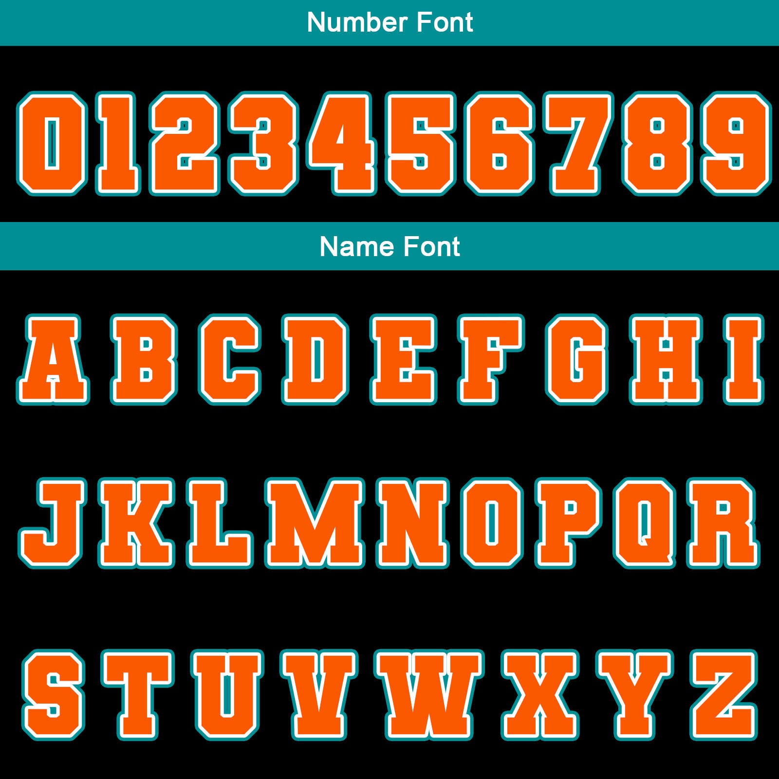 Custom Black Teal Orange Waterproof Varsity Jackets Personalized Stitched Name Number Logo to Letterman Jackets