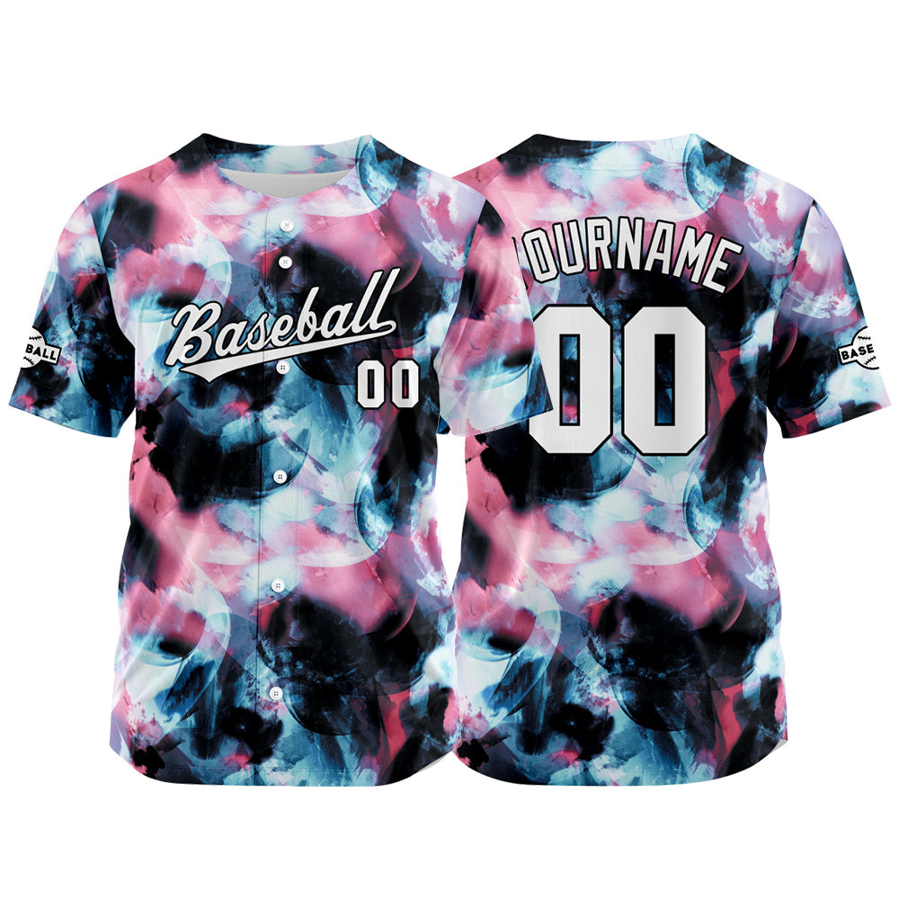 Custom Baseball Jersey Full Print Design Personalized Baseball for Men Women Boy Girl