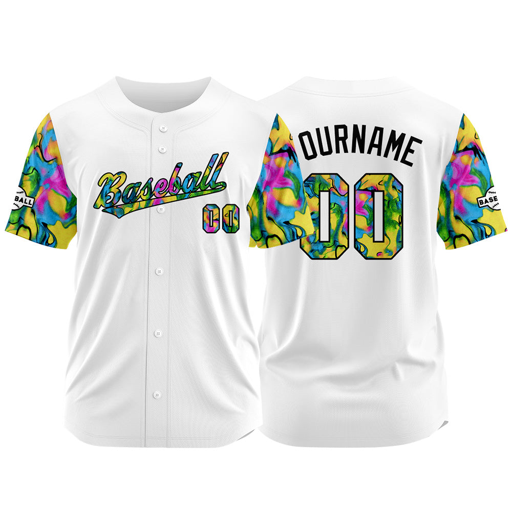 Custom Baseball Jersey Full Print Design Personalized Baseball for Men Women Boy Girl