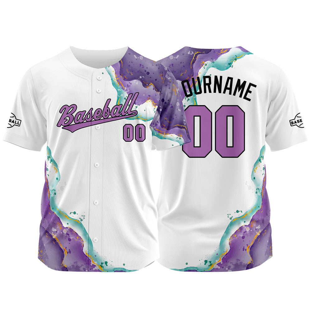 Custom Baseball Jersey Full Print Design Personalized Baseball for Men Women Boy Girl