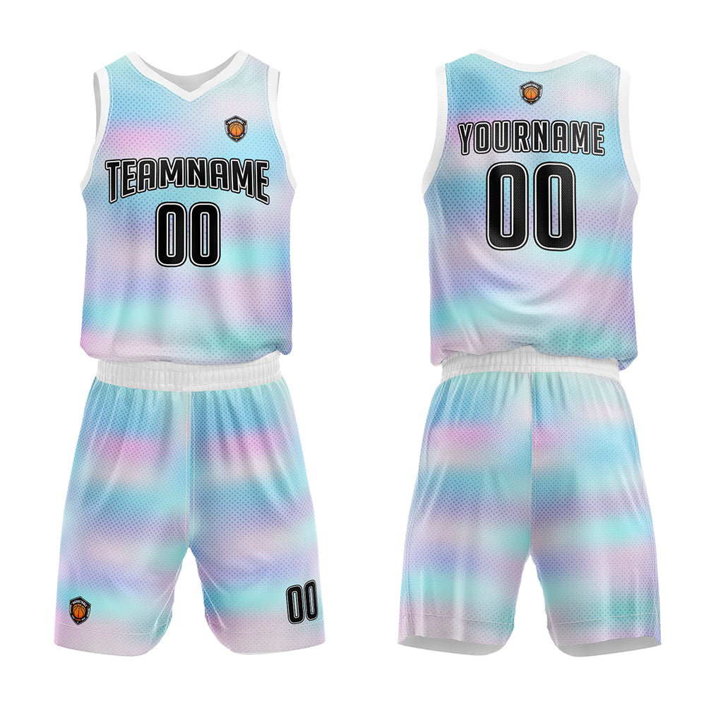 Custom Basketball Jersey Uniform Suit For Man Woman Girl Boy Printed Your Logo Name Number