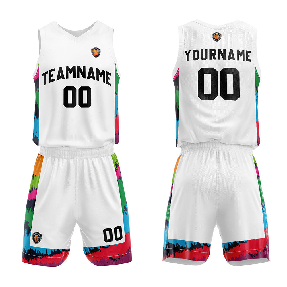 Custom Basketball Jersey Uniform Suit For Man Woman Girl Boy Printed Your Logo Name Number