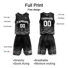 Custom Basketball Jersey Uniform Suit For Man Woman Girl Boy Printed Your Logo Name Number