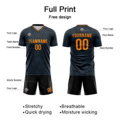 Custom Soccer Jersey Print Personalized Short Sleeve Shirts Uniform for Men Women Boy