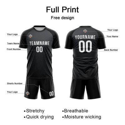Custom Soccer Jersey Print Personalized Short Sleeve Shirts Uniform for Men Women Boy