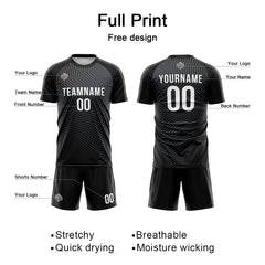 Custom Soccer Jersey Print Personalized Short Sleeve Shirts Uniform for Men Women Boy