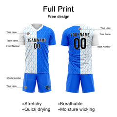 Custom Soccer Jersey Print Personalized Short Sleeve Shirts Uniform for Men Women Boy