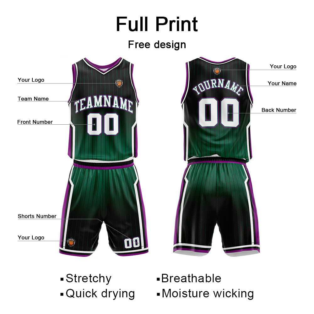 Custom Basketball Jersey Printed Personalized Name & Number Men's Women's  Kids Breathable Quick Dry 